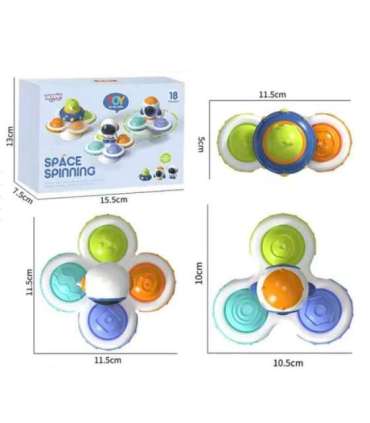 WOOPIE BABY Космический Spinner Pop-it сенсорная игрушка, 3 сменных элемента