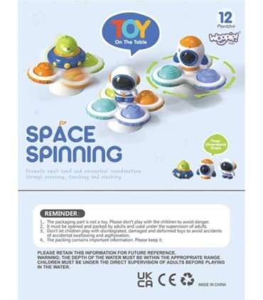 WOOPIE BABY Космический Spinner Pop-it сенсорная игрушка, 3 сменных элемента