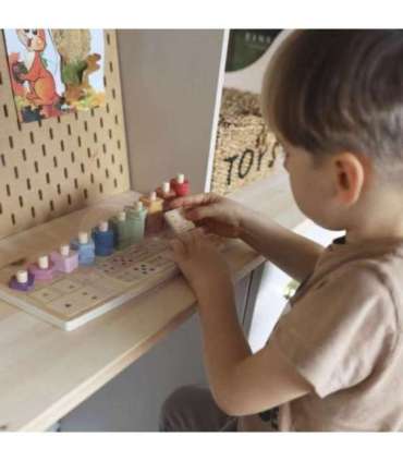 VIGA PolarB puidust abakus sorteerija arvude õppimiseks, Montessori
