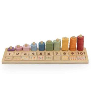 VIGA PolarB puidust abakus sorteerija arvude õppimiseks, Montessori