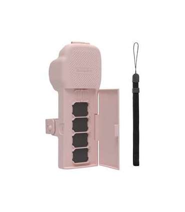 Sunnylife protective case with strap and lanyard for Osmo Pocket 3 (pink)