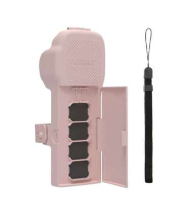 Sunnylife protective case with strap and lanyard for Osmo Pocket 3 (pink)