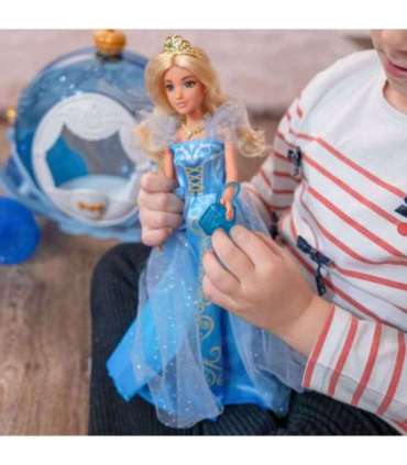 WOOPIE ROYAL Lalka Lodowa Księżniczka Lily i Magiczny Duży Powóz Karoca Akcesoria