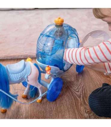 WOOPIE ROYAL Lalka Lodowa Księżniczka Lily i Magiczny Duży Powóz Karoca Akcesoria