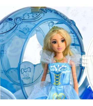 WOOPIE ROYAL Lalka Lodowa Księżniczka Lily i Magiczny Duży Powóz Karoca Akcesoria