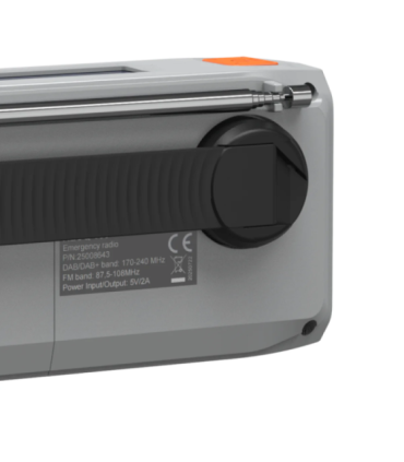 Marmitek RESQ 100 outdoor radio, Gray Marmitek