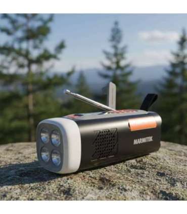 Marmitek RESQ 200 outdoor radio, Black Marmitek