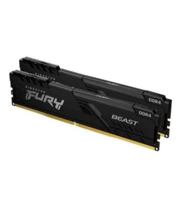 Kingston KF432C16BBK2/16 FURY Beast Dual-Kit 16GB, DIMM, DDR4, 3200 Mhz, CL16, Black