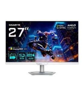 GIGABYTE M27UP ICE 27” 4K UHD Gaming Monitor - Dual Mode (4K 160Hz or FHD 320Hz), 3840 x 2160, 1ms, 350 cd/m²,