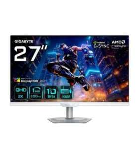 GIGABYTE M27Q2 QD ICE 27” QHD Gaming Monitor - 2560 x 1440, 200Hz, 1ms, 350 cd/m², FreeSync Premium, Display HDR400,