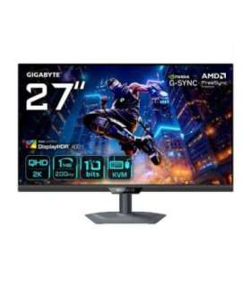 GIGABYTE M27Q2 QD 27” QHD Gaming Monitor - 2560 x 1440, 200Hz, 1ms, 350 cd/m², FreeSync Premium, Display HDR400, HDMI