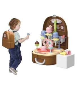 WOOPIE Набор маленького повара — лавка с мороженым в рюкзаке, 36 шт.