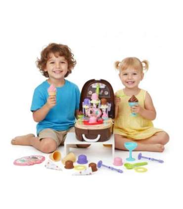 WOOPIE Väikese koka komplekt — jäätisekohvik seljakotis, 36 osa.