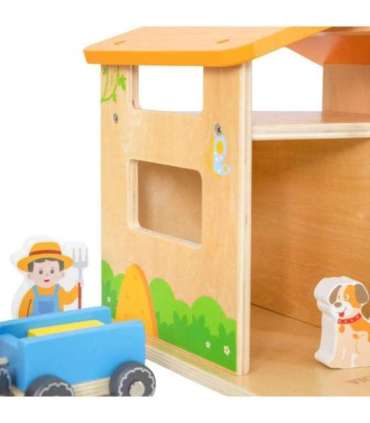 VIGA puidust talu — talumehe maja aiaga ja traktoriga, 21 osa