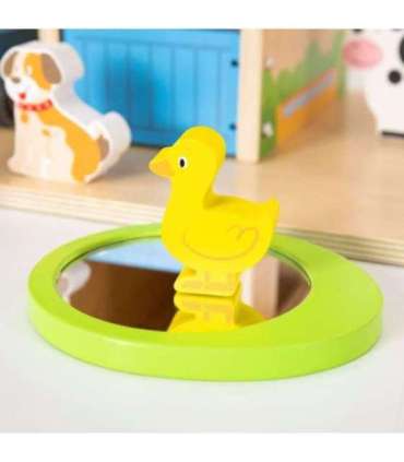 VIGA puidust talu — talumehe maja aiaga ja traktoriga, 21 osa