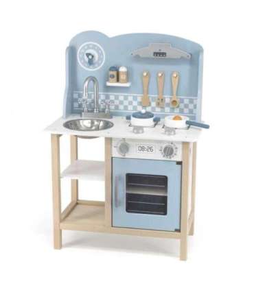 VIGA PolarB puidust köök tarvikutega, hõbe - sinine