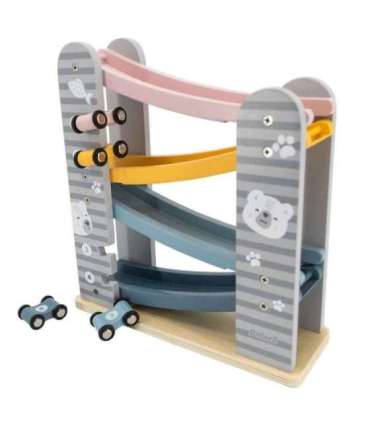 VIGA PolarB puidust liuglaud mänguautodele - võidusõidurada