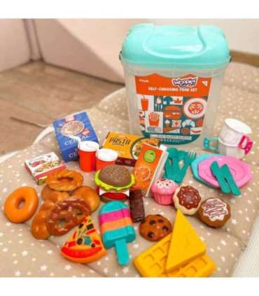 WOOPIE väikese kondiiteri komplekt, maiustused ja magustoidud ämbris, 40 osa