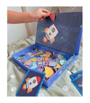 TOOKY TOY Układanka Magnetyczna Kosmos Puzzle