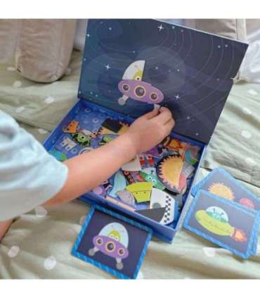 TOOKY TOY Układanka Magnetyczna Kosmos Puzzle