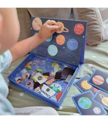 TOOKY TOY Układanka Magnetyczna Kosmos Puzzle
