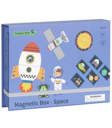 TOOKY TOY Układanka Magnetyczna Kosmos Puzzle