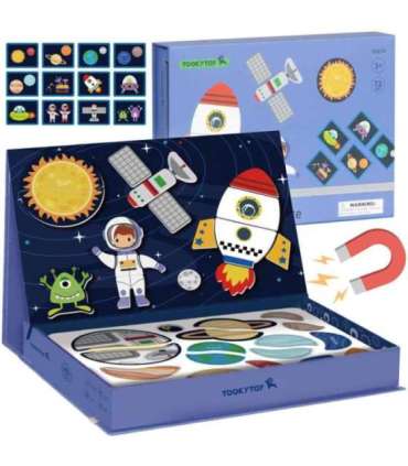 TOOKY TOY Układanka Magnetyczna Kosmos Puzzle