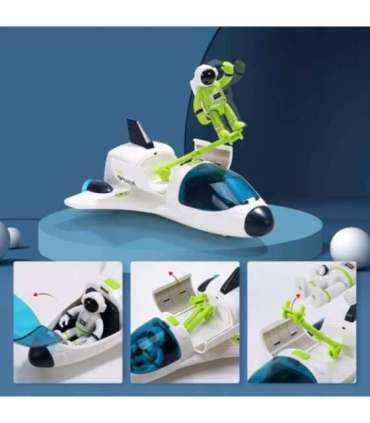 WOOPIE Zestaw Kosmiczny Prom i Łazik Space Set