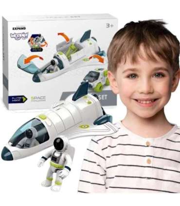 WOOPIE Zestaw Kosmiczny Prom i Łazik Space Set