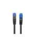 Lanberg Patchcord Cat.6A S/FTP LSZH CCA Fluke Passed PCF6A-10CC-1000-BK 10 m