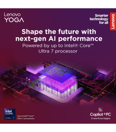 Lenovo Yoga AIO 32ILL10 31.5 UHD ULT7-258V/32GB/1TB/NVIDIA GF RTX 4050 6GB/WIN11 Pro/Nordic kbd/2Y Warranty Lenovo