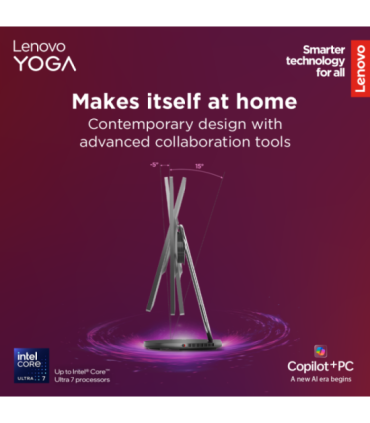 Lenovo Yoga AIO 32ILL10 31.5 UHD ULT7-258V/32GB/1TB/NVIDIA GF RTX 4050 6GB/WIN11 Pro/Nordic kbd/2Y Warranty Lenovo