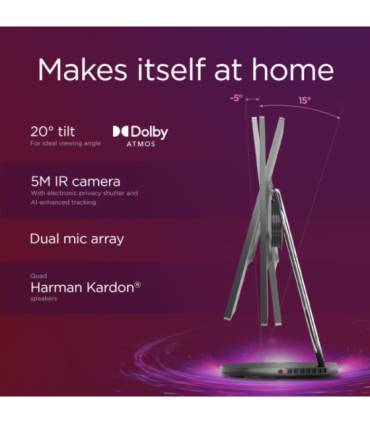 Lenovo Yoga AIO 32ILL10 31.5 UHD ULT7-258V/32GB/1TB/NVIDIA GF RTX 4050 6GB/WIN11 Pro/Nordic kbd/2Y Warranty Lenovo