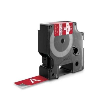 Dymo Schriftband Vinyl White Red (1805422)