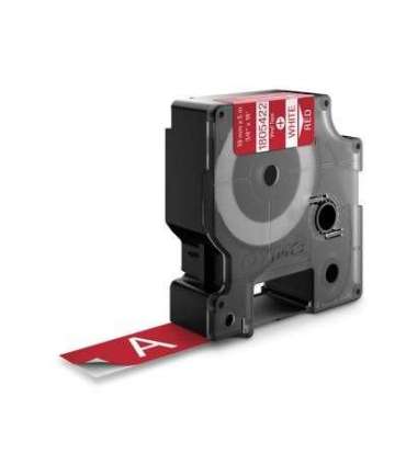 Dymo Schriftband Vinyl White Red (1805422)