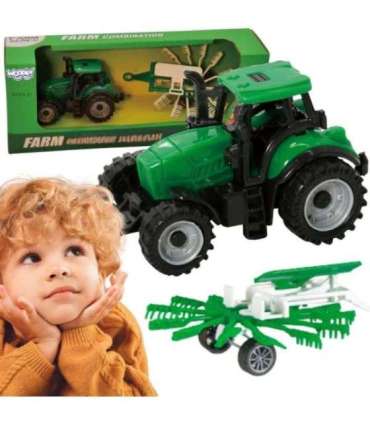 WOOPIE сельскохозяйственный трактор с граблями для сена