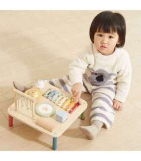 Viga Drewniany Stolik Edukacyjny Muzyczny Sensoryczny 7W1