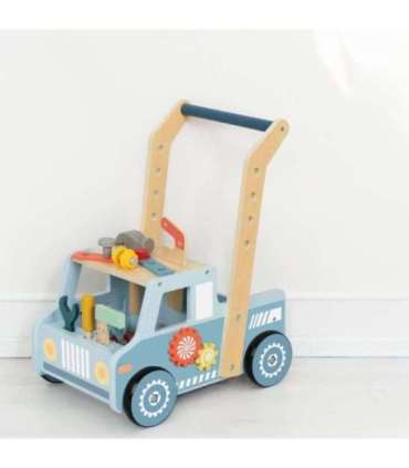 TOOKY TOY Drewniany Chodzik Samochód Mini Warsztat STEM