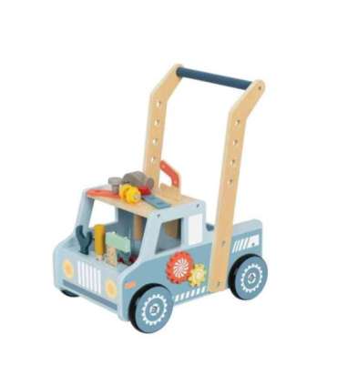 TOOKY TOY Drewniany Chodzik Samochód Mini Warsztat STEM