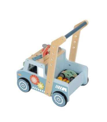 TOOKY TOY Drewniany Chodzik Samochód Mini Warsztat STEM