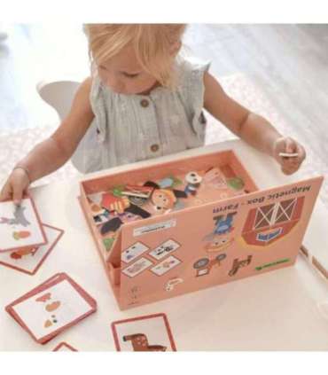 TOOKY TOY Układanka Magnetyczna Farma Puzzle