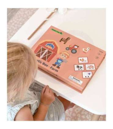 TOOKY TOY Układanka Magnetyczna Farma Puzzle