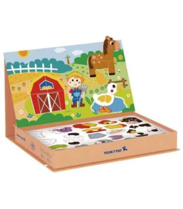 TOOKY TOY Układanka Magnetyczna Farma Puzzle
