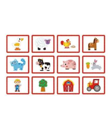 TOOKY TOY Układanka Magnetyczna Farma Puzzle