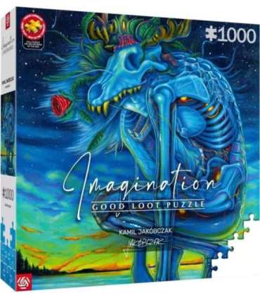 Puzzle Good Loot Imagination - Kamil Jakóbczak: White Wolf 1000 pc(s)