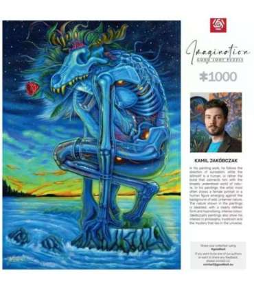 Puzzle Good Loot Imagination - Kamil Jakóbczak: White Wolf 1000 pc(s)