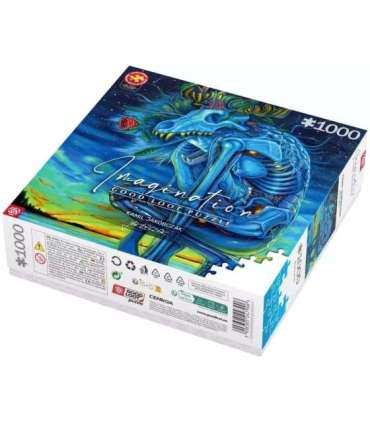 Puzzle Good Loot Imagination - Kamil Jakóbczak: White Wolf 1000 pc(s)