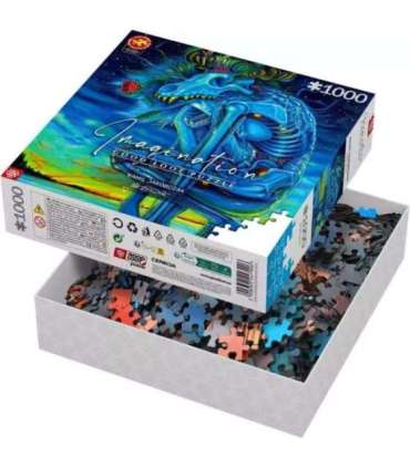 Puzzle Good Loot Imagination - Kamil Jakóbczak: White Wolf 1000 pc(s)