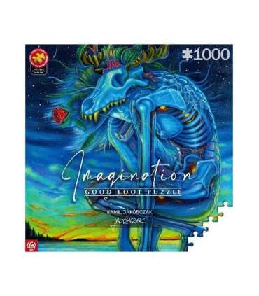 Puzzle Good Loot Imagination - Kamil Jakóbczak: White Wolf 1000 pc(s)