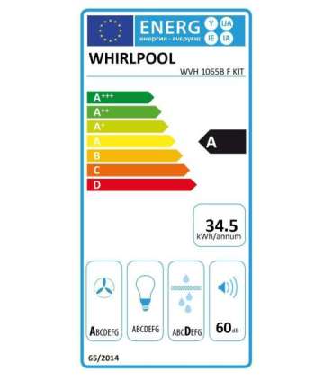 Induktsioonpliidiplaat koos õhupuhastajaga Whirlpool WVH1065BFKIT